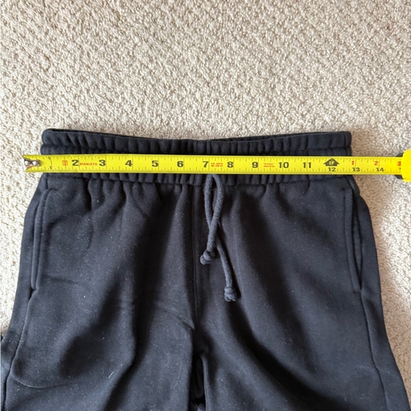 Aritizia TNA Cozy Fleece Boyfriend Wide Sweatpants size 2XS black - Picture 6 of 6